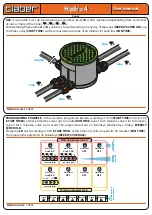 Предварительный просмотр 3 страницы claber Hydro 4 User Manual