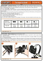 Preview for 2 page of claber Tempo Hybrid User Manual