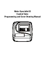 Preview for 1 page of Clack Water Specialist EI Programming And Cover Drawing Manual