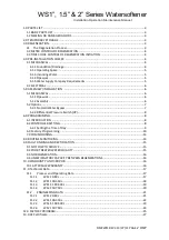 Preview for 2 page of Clack WS1 Series Installation, Operation & Maintenance Manual