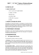 Preview for 3 page of Clack WS1 Series Installation, Operation & Maintenance Manual