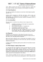 Preview for 5 page of Clack WS1 Series Installation, Operation & Maintenance Manual