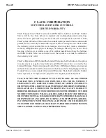 Preview for 20 page of Clack WS15P Parts And Service Manual