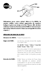 Preview for 2 page of Claessens' Kids KWID Quick Start Manual