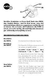 Preview for 6 page of Claessens' Kids KWID Quick Start Manual