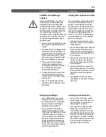 Preview for 5 page of clage DBX18..27 BASITRONIC Operating Instructions For The User