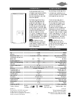 Preview for 5 page of clage DLX 24 Installation And Operating Instructions Manual