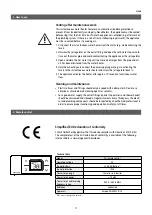 Preview for 11 page of clage E-comfort DSX Operating Instructions For The User