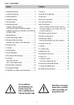 Preview for 2 page of clage E-mini MCX Series Operating And Installation Instructions