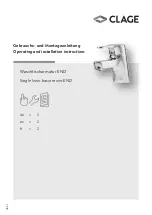 Preview for 1 page of clage END 1100-04410 Operating And Installation Instructions