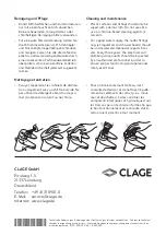 Preview for 4 page of clage END 1100-04410 Operating And Installation Instructions