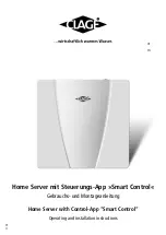 clage Home Server Operating And Installation Instructions предпросмотр