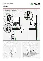 Предварительный просмотр 4 страницы clage Hydroboil 15 Quick Start Manual