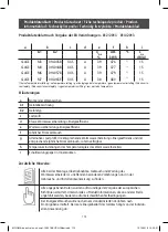 Предварительный просмотр 115 страницы clage M 3-O Operating And Installation Instructions