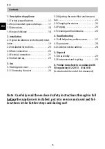 Preview for 16 page of clage M 3 Operating And Installation Instructions