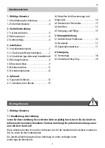 Предварительный просмотр 3 страницы clage MBH 3 Operating And Installation Instructions