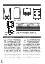 Предварительный просмотр 2 страницы clage S 5-O Installation And Operating Instructions Manual