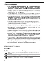 Preview for 15 page of clage SX 100 120 Series Instructions For Installation, Use And Maintenance Manual