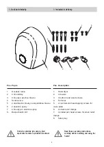 Предварительный просмотр 2 страницы clage WHT Operating And Installation Instructions