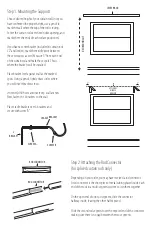 Preview for 3 page of Claire Deco SIMPLICITIE WALL MOUNT ROD SET Step By Step Installation Instructions