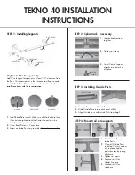 Claire Deco TEKNO 40 Installation Instructions preview