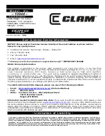 Clam 10944 Manual preview