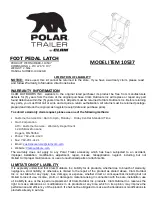 Clam Polar Trailer 10537 Manual preview