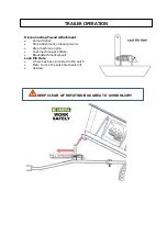 Предварительный просмотр 7 страницы Clam Polar Trailer CF-18 Manual