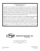 Preview for 20 page of CLARCOR UAS V Series Owner'S Manual