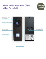 Предварительный просмотр 2 страницы Clare Controls Clare Video Doorbell Quick Start Manual