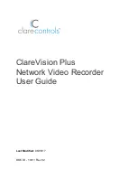 Clare Controls ClareVision Plus User Manual preview