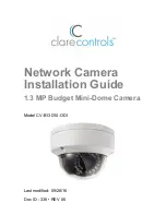 Clare Controls CV-B13D10-ODI Installation Manual preview