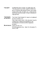 Preview for 3 page of Clare Controls CVP-B3DB50-ODIW Manual