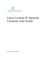 Clare Controls IP Network Camera User Manual preview