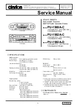 Clarion 1CO 035 180 Service Manual preview