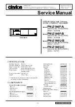 Preview for 1 page of Clarion 28184-2F015 Service Manual