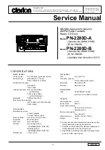 Clarion 28188 2Y900 Service Manual preview