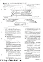 Предварительный просмотр 3 страницы Clarion 5631CD Service Manual