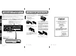 Preview for 2 page of Clarion AB223R Owner'S Manual