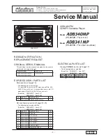 Clarion ADB340MP  ADB340MP ADB340MP Service Manual предпросмотр