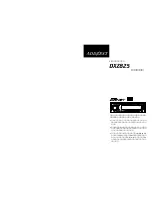 Clarion Addzest DXZ825 (Japanese) User Manual preview