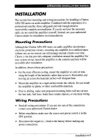 Preview for 10 page of Clarion APA 1100 Mono Operation & Installation Manual