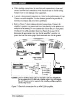 Preview for 11 page of Clarion APA1200 Operation & Installation Manual