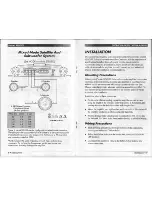 Preview for 5 page of Clarion APA2103 Operation & Installation Manual