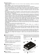 Preview for 4 page of Clarion APA2160  APA2160 APA2160 Operation And Installation Manual