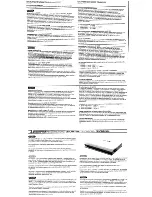 Предварительный просмотр 2 страницы Clarion APA4204 Operation & Installation Manual