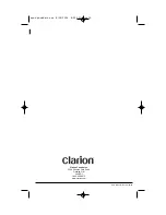 Preview for 19 page of Clarion APX320.2 Owners & Installation Manual