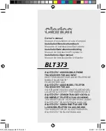 Clarion BLT373 Owner'S Manual preview