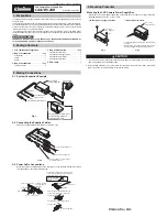 Предварительный просмотр 1 страницы Clarion CAA-185-200 Installation Instructions