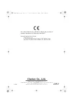 Preview for 11 page of Clarion CC4001U Owner Manual And Install Manual